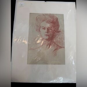 “Portrait of Jane Avril” Sealed Vintage Print by Henri de Toulouse-Lautrec